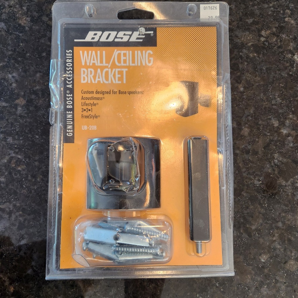 Bose UB-20B Wall Ceiling Bracket for Acoustimass Lifestyle 321 FreeStyle Black